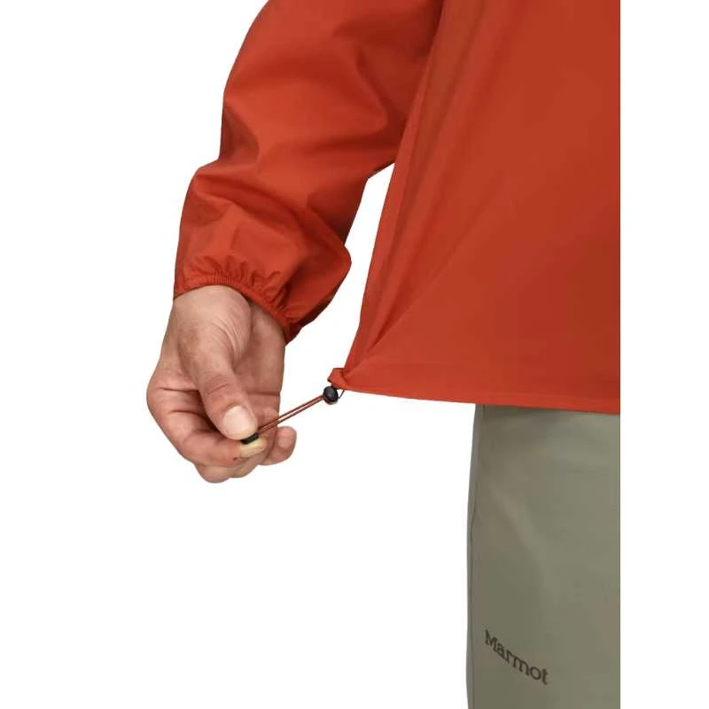 Vyriška striukė Marmot Superalloy Bio Rain Jacket - XL - Tamsiai rausva (deep heather)
