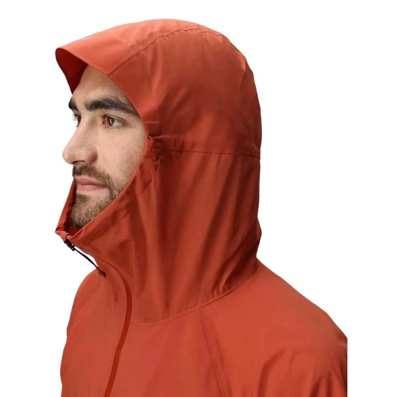 Vyriška striukė Marmot Superalloy Bio Rain Jacket - XL - Tamsiai rausva (deep heather)