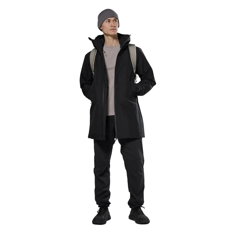 Vyriška striukė Montane SPIRIT LONG INS JKT - Juoda - XL