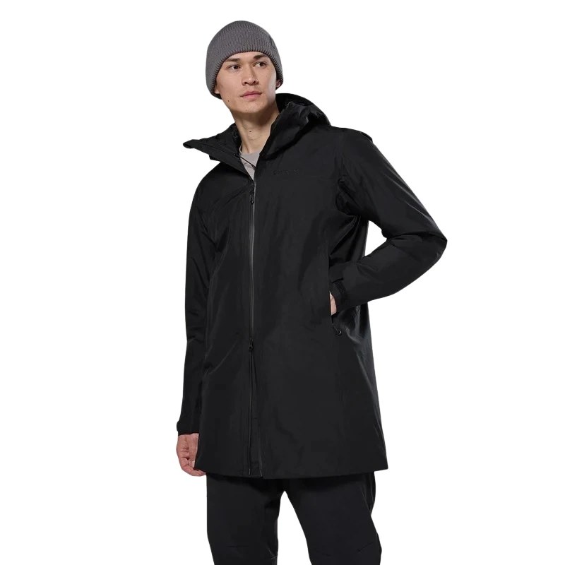 Vyriška striukė Montane SPIRIT LONG INS JKT - Juoda - XL