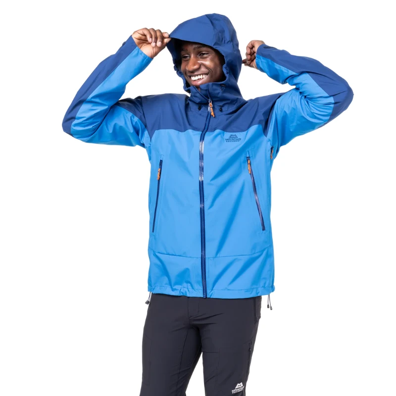 Vyriška striukė Mountain Equipment Odyssey Mens Jacket - L - Mėlynai dryžuota (Mėlyna Stripe)