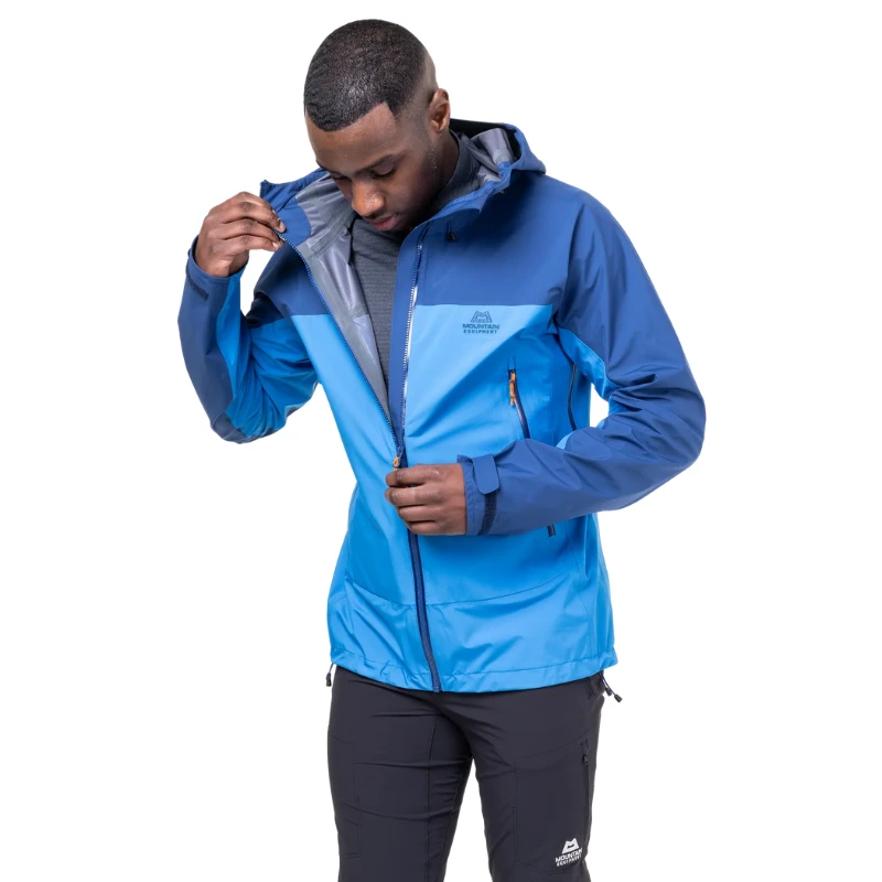 Vyriška striukė Mountain Equipment Odyssey Mens Jacket - L - Mėlynai dryžuota (Mėlyna Stripe)