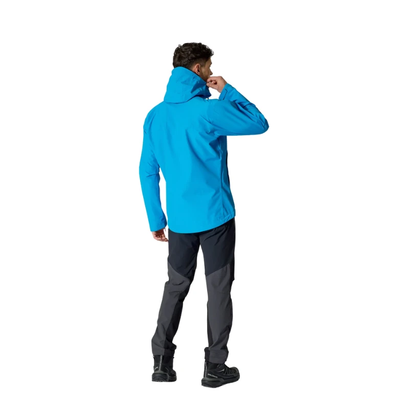 Vyriška striukė nuo lietaus Rab Downpour Eco Jacket - S - Šviesiai ruda