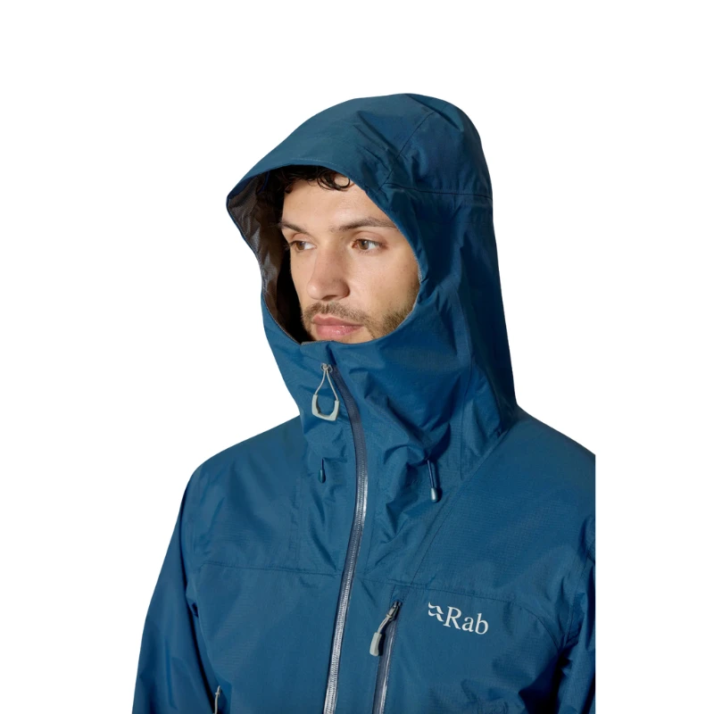 Vyriška striukė nuo lietaus Rab Downpour Mountain Jacket - S - Raudona