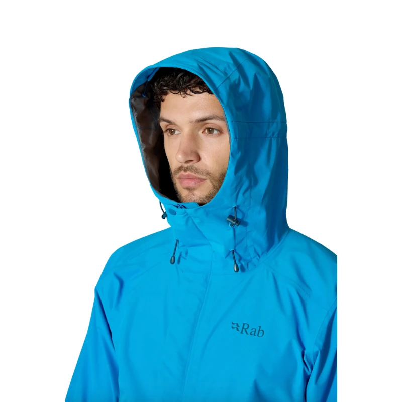 Vyriška striukė nuo lietaus Rab Downpour Eco Jacket - S - Šviesiai ruda