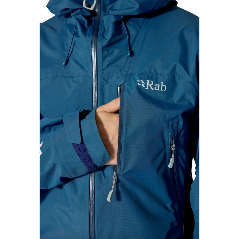Vyriška striukė nuo lietaus Rab Downpour Mountain Jacket - S - Raudona