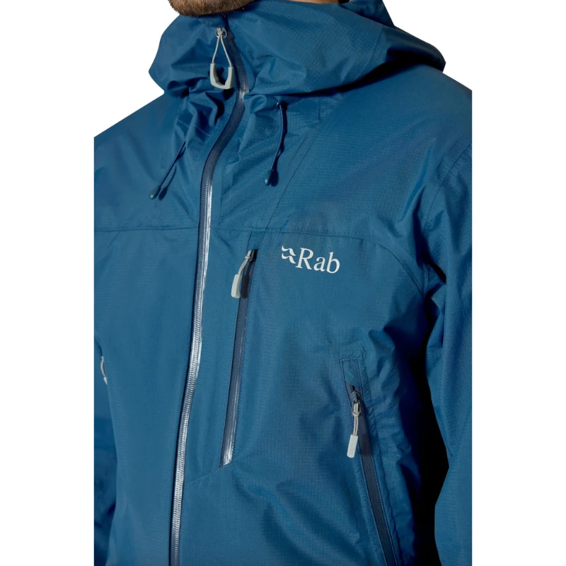 Vyriška striukė nuo lietaus Rab Downpour Mountain Jacket - S - Raudona