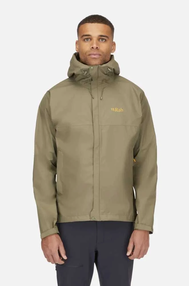 Vyriška striukė nuo lietaus Rab Downpour Eco Jacket - XXL - Mėlyna (orion mėlynas)