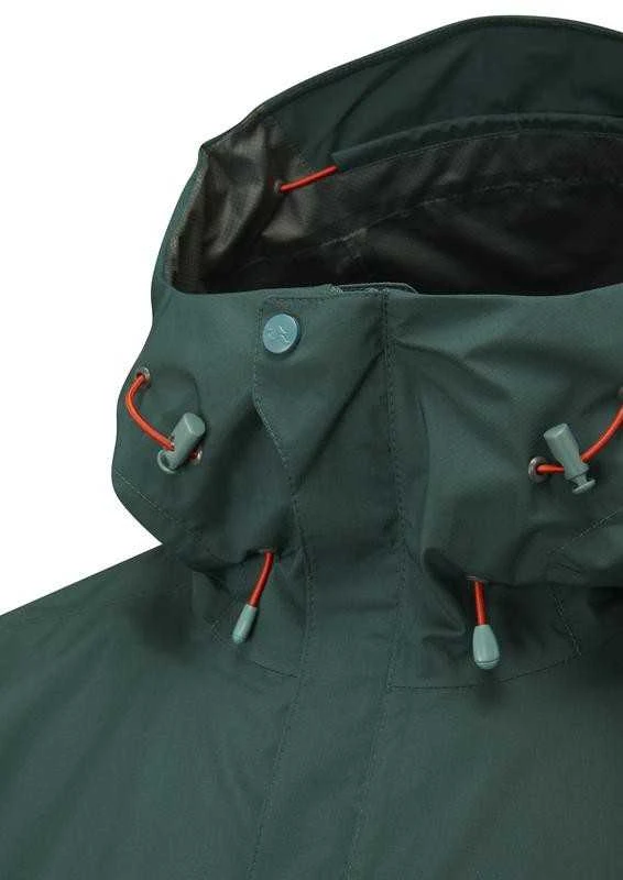 Vyriška striukė nuo lietaus Rab Downpour Eco Jacket - Juoda - XXL