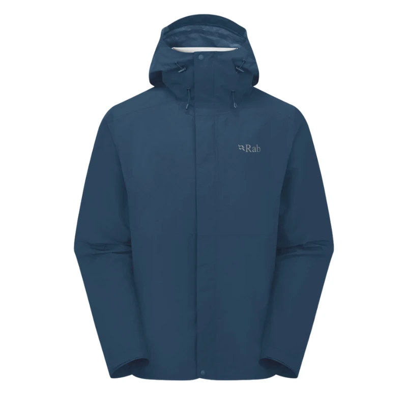 Vyriška striukė nuo lietaus Rab Downpour Eco Jacket - S - Šviesiai ruda