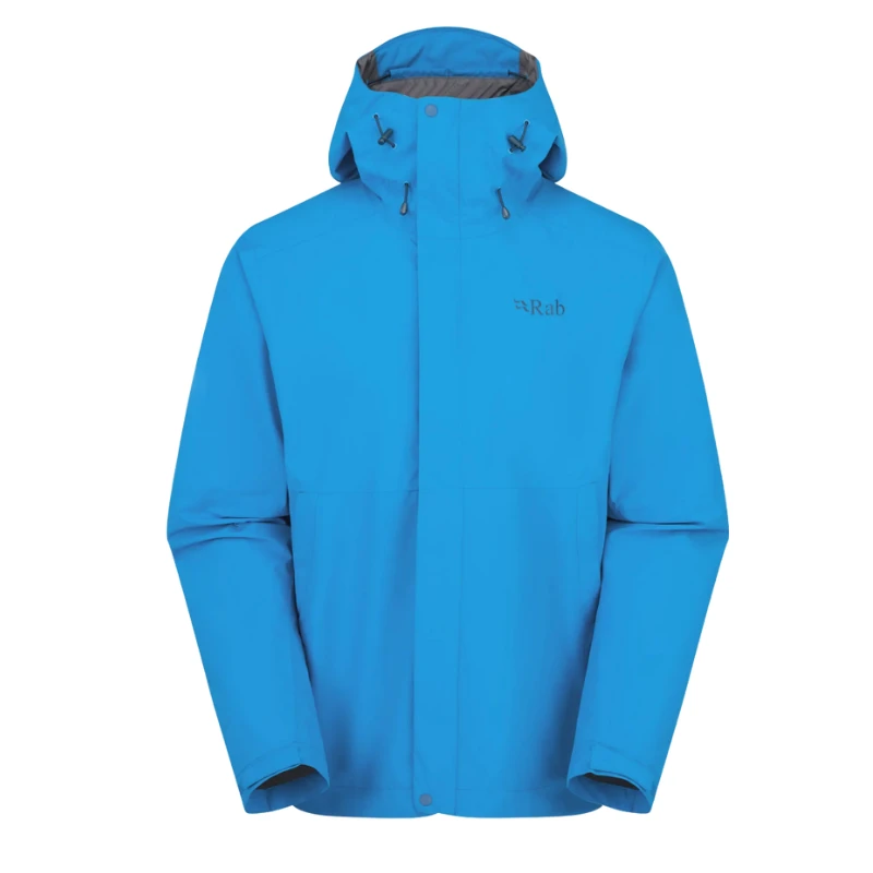 Vyriška striukė nuo lietaus Rab Downpour Eco Jacket - S - Šviesiai ruda