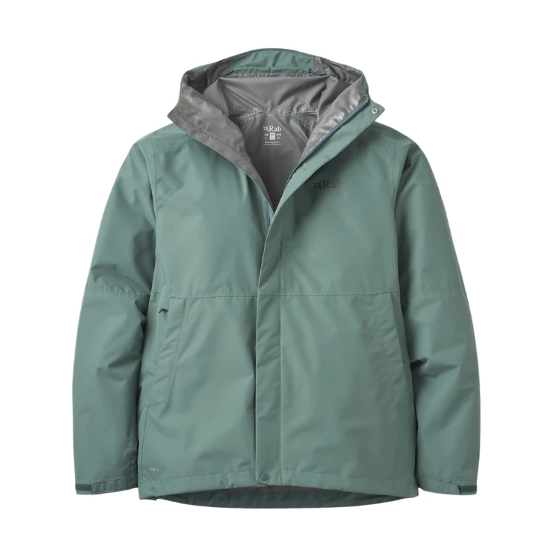 Vyriška striukė nuo lietaus Rab Downpour Eco Jacket - S - Šviesiai ruda