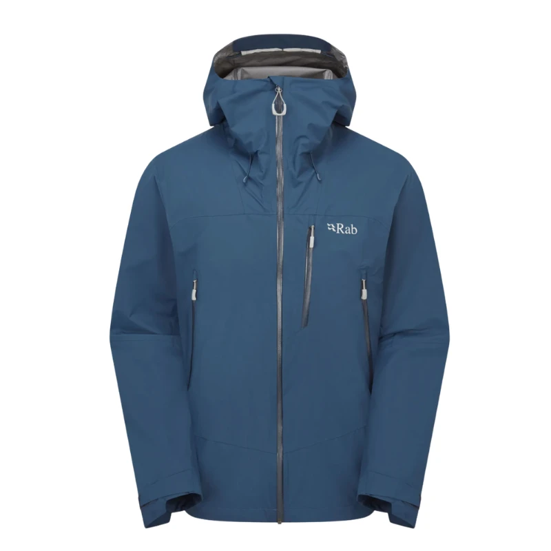 Vyriška striukė nuo lietaus Rab Downpour Mountain Jacket - S - Raudona