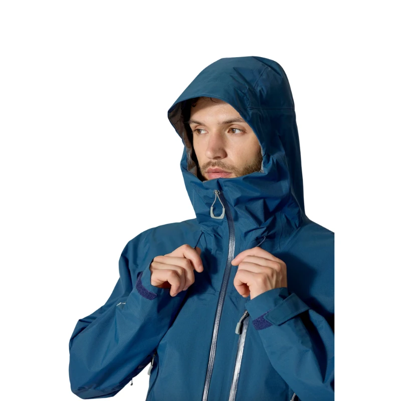 Vyriška striukė nuo lietaus Rab Downpour Mountain Jacket - S - Raudona
