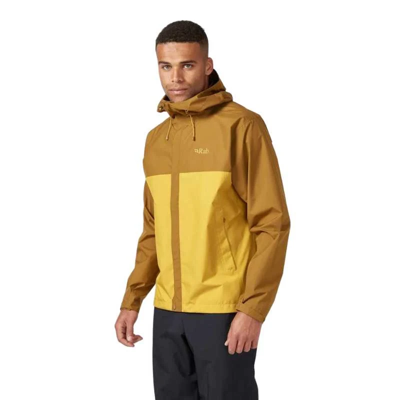 Vyriška striukė nuo lietaus Rab Downpour Eco Jacket - XXL - Mėlyna (atlantis)