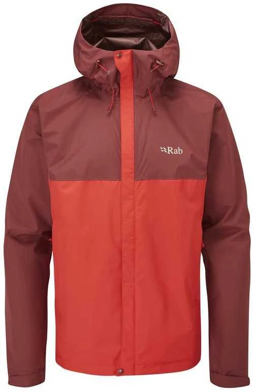 Vyriška striukė nuo lietaus Rab Downpour Eco Jacket - XXL - Mėlyna (atlantis)