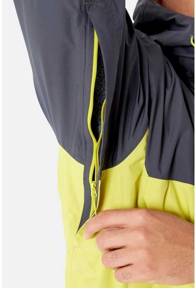 Vyriška striukė nuo lietaus Rab Downpour Eco Jacket - XXL - Mėlyna (atlantis)
