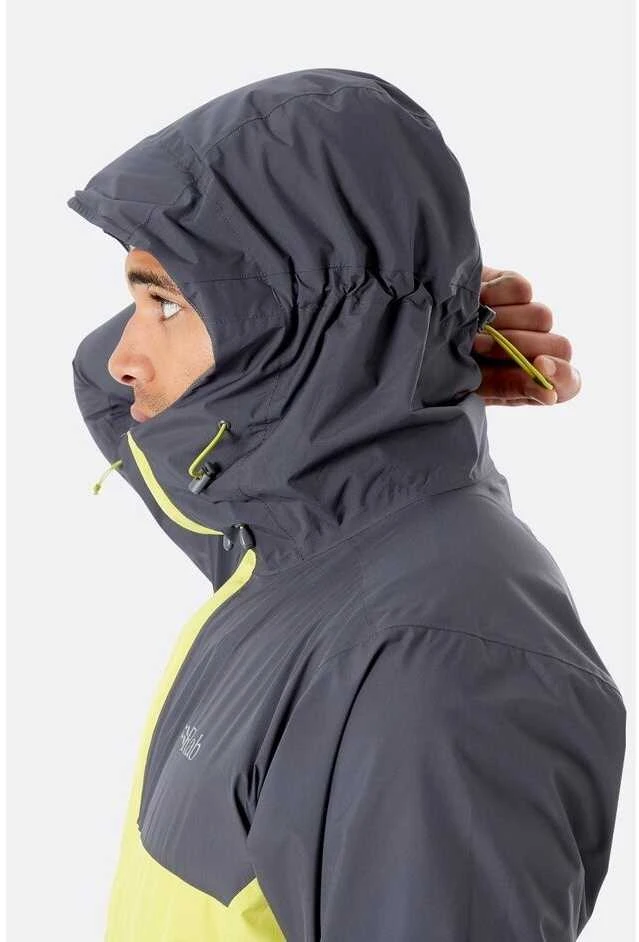 Vyriška striukė nuo lietaus Rab Downpour Eco Jacket - XXL - Mėlyna (atlantis)