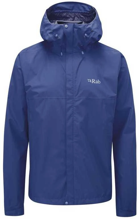 Vyriška striukė nuo lietaus Rab Downpour Eco Jacket - XXL - Mėlyna (orion mėlynas)
