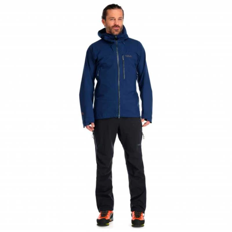 Vyriška striukė nuo lietaus Rab Firewall Jacket - Juoda - S