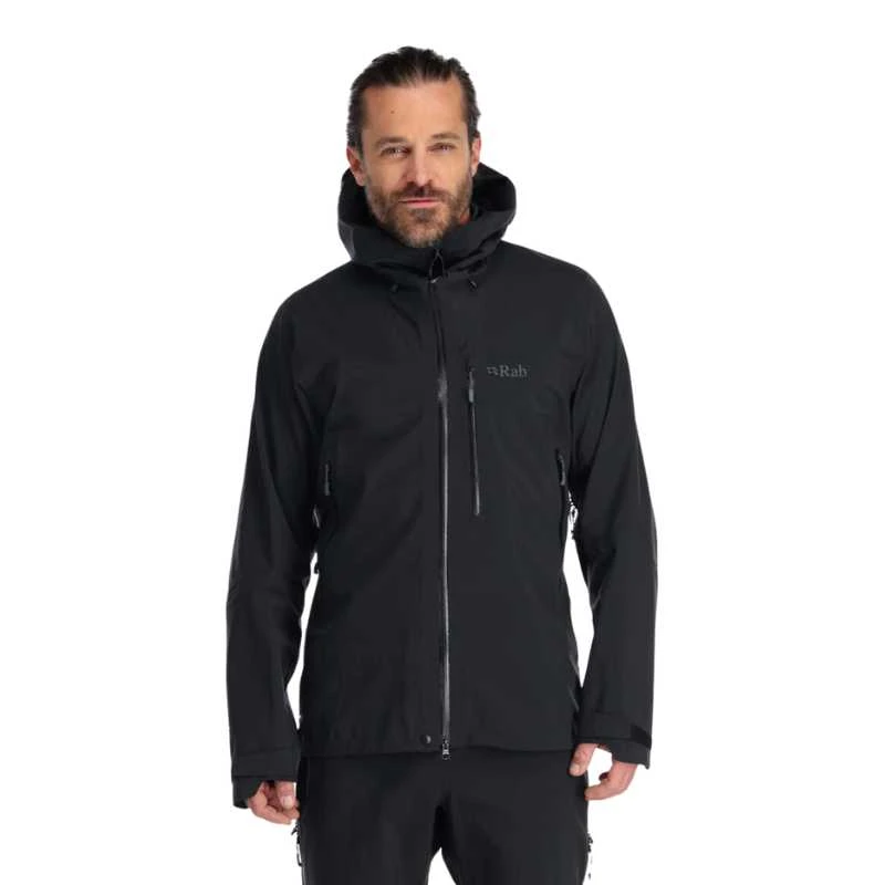 Vyriška striukė nuo lietaus Rab Firewall Jacket - Juoda - S