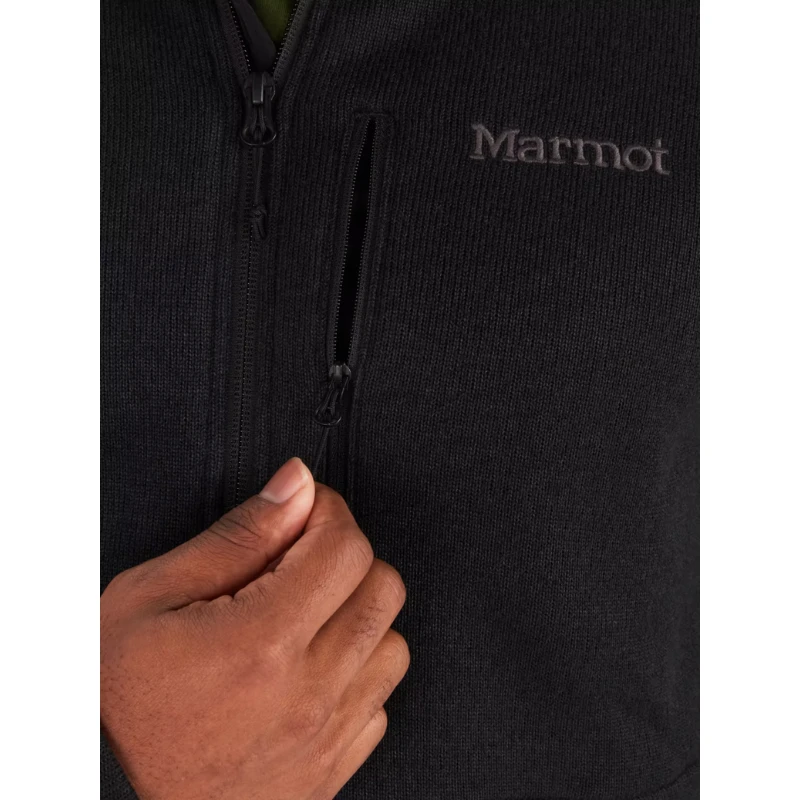 Vyriškas džemperis Marmot Drop Line - Juoda - XL