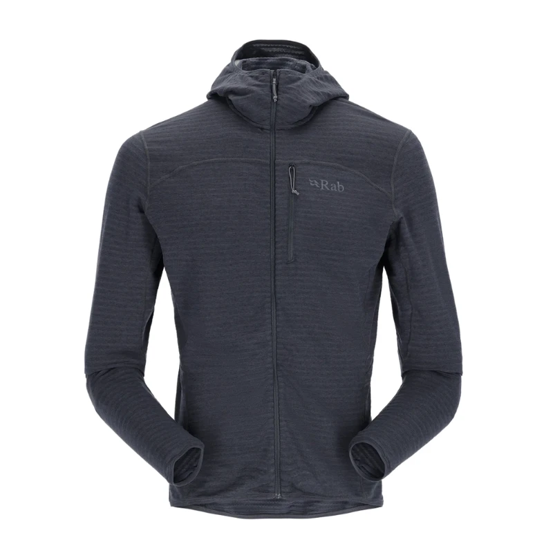 Vyriškas džemperis Rab Ascendor Light Hoody - Juoda - S