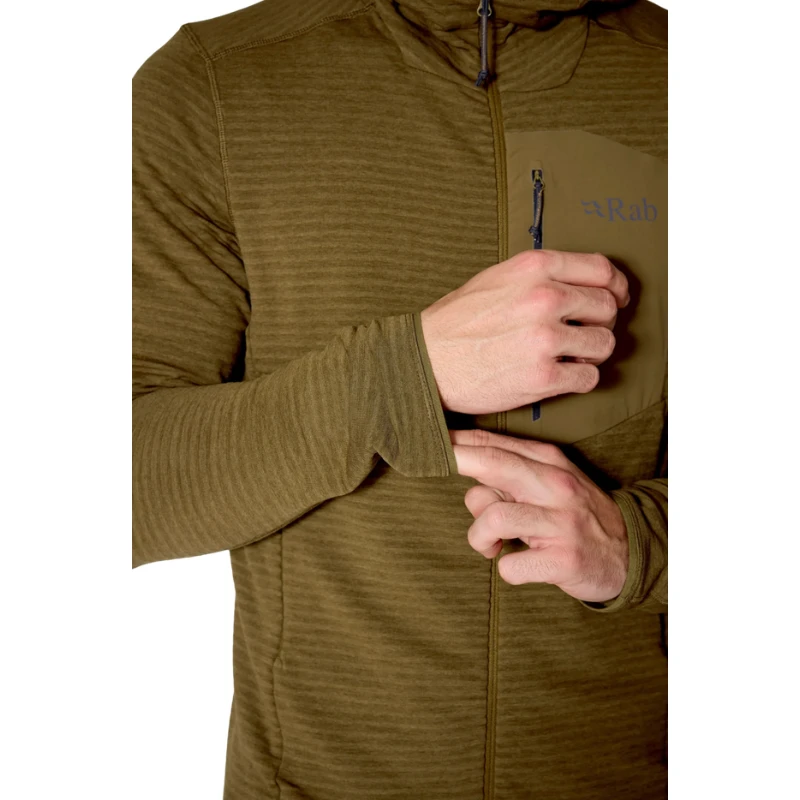 Vyriškas džemperis Rab Ascendor Light Hoody - Juoda - S