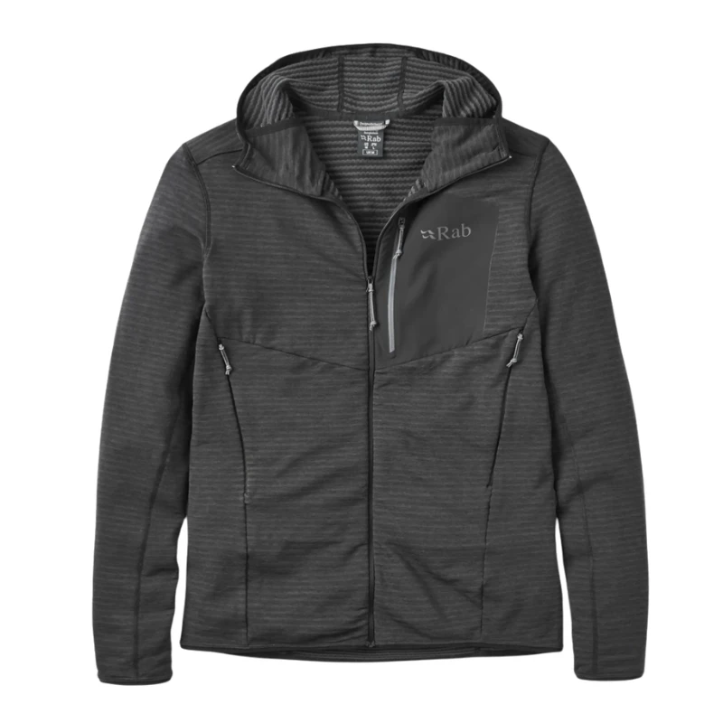 Vyriškas džemperis Rab Ascendor Light Hoody - Juoda - S