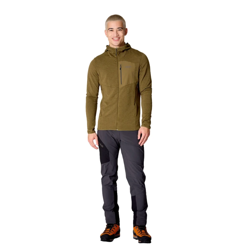 Vyriškas džemperis Rab Ascendor Light Hoody - Juoda - S