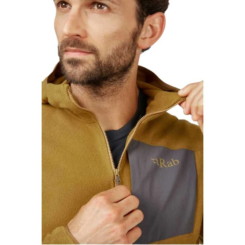 Vyriškas džemperis Rab Tecton Hoody - XXL - Rusva (dark butternut)