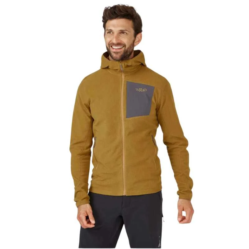 Vyriškas džemperis Rab Tecton Hoody - XXL - Rusva (dark butternut)