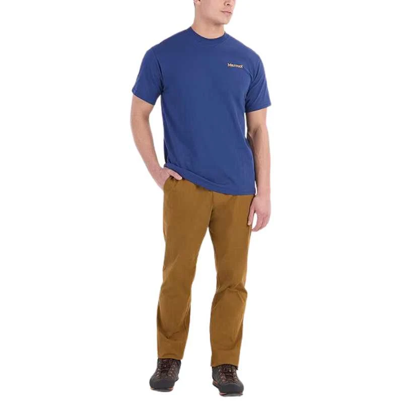Vyriški marškinėliai Marmot Crayon M Dot Tee - S - Geltona