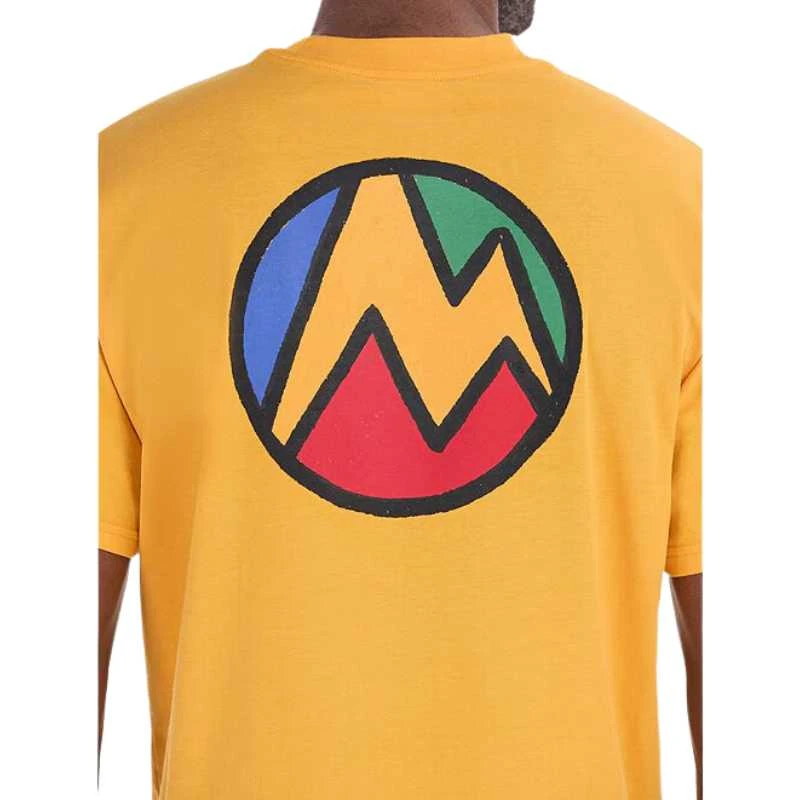 Vyriški marškinėliai Marmot Crayon M Dot Tee - S - Geltona