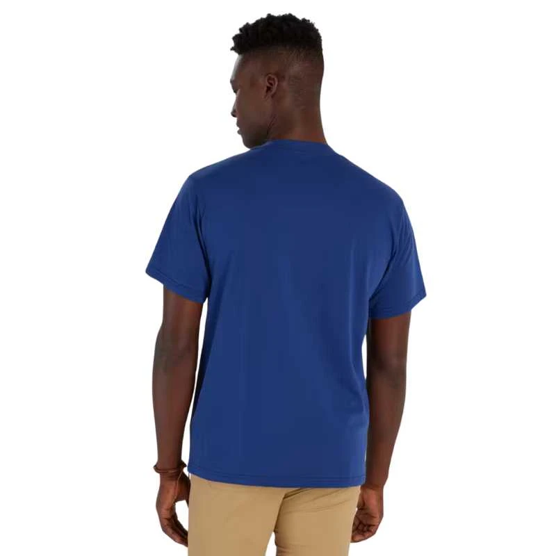 Vyriški marškinėliai Marmot Leaning Marty Tee - Mėlyna - M