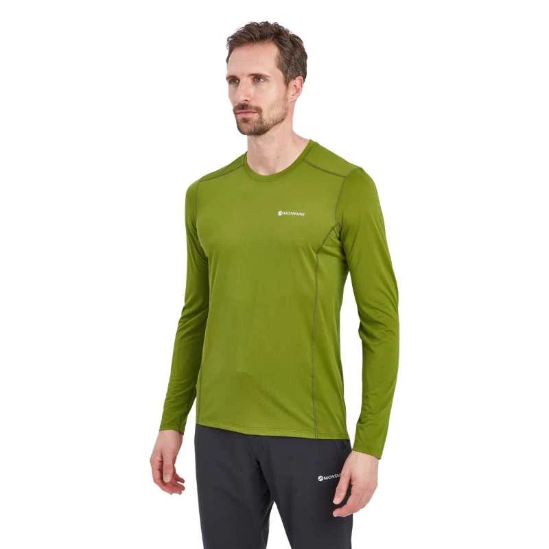 Vyriški marškinėliai Montane Dart Lite Long Sleeve T-Shirt - Mėlyna - XXL