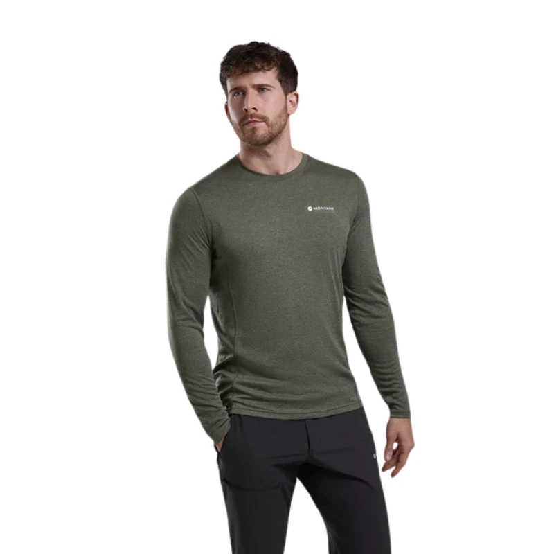 Vyriški marškinėliai Montane Dart Long Sleeve T-Shirt - L - Geltona