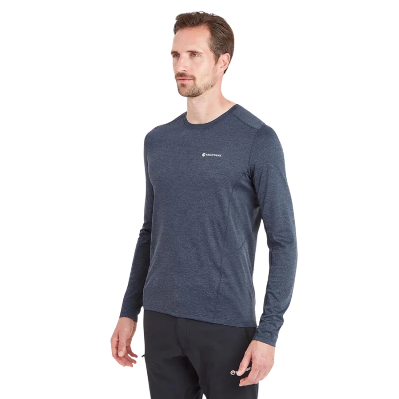 Vyriški marškinėliai Montane Dart Long Sleeve T-Shirt - L - Geltona