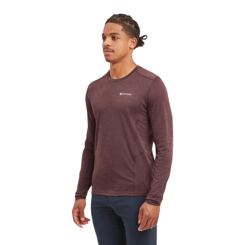 Vyriški marškinėliai Montane Dart Long Sleeve T-Shirt - L - Geltona