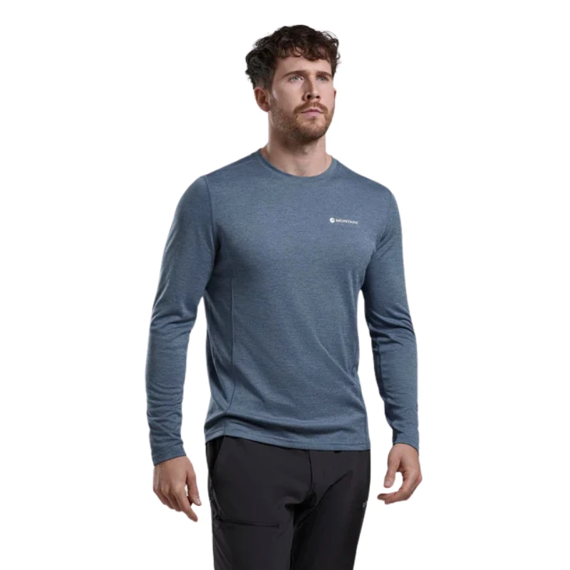 Vyriški marškinėliai Montane Dart Long Sleeve T-Shirt - L - Geltona
