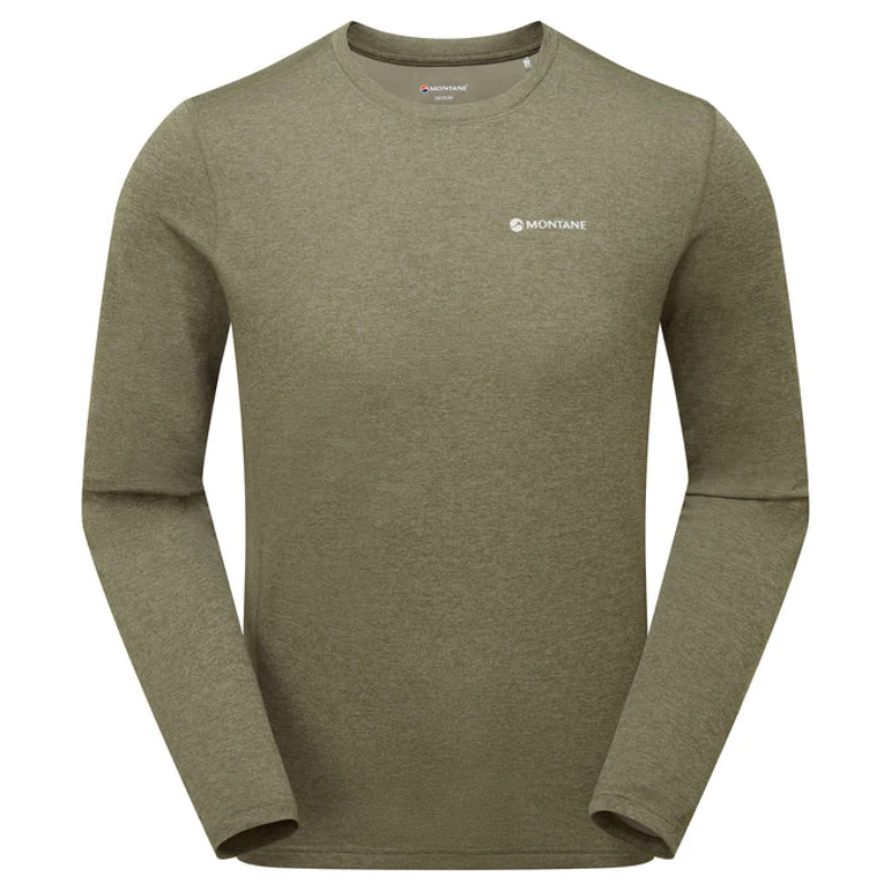 Vyriški marškinėliai Montane Dart Long Sleeve T-Shirt - L - Geltona