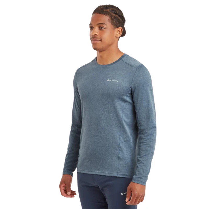 Vyriški marškinėliai Montane Dart Long Sleeve T-Shirt - L - Geltona