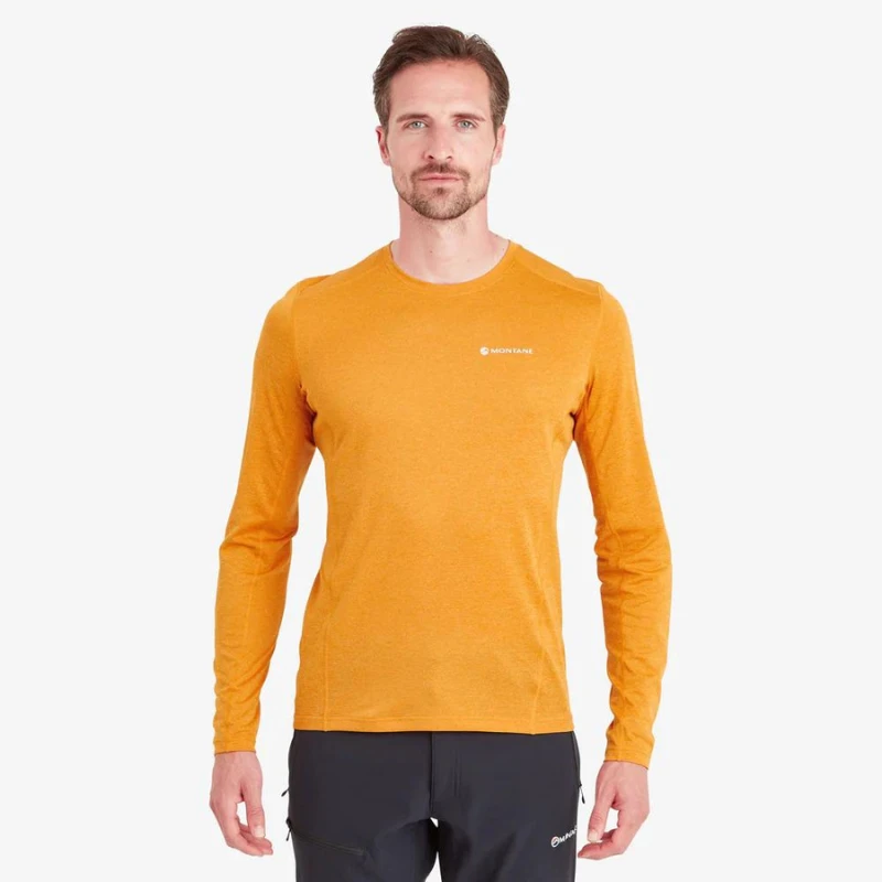 Vyriški marškinėliai Montane Dart Long Sleeve - XXL - Oranžinė