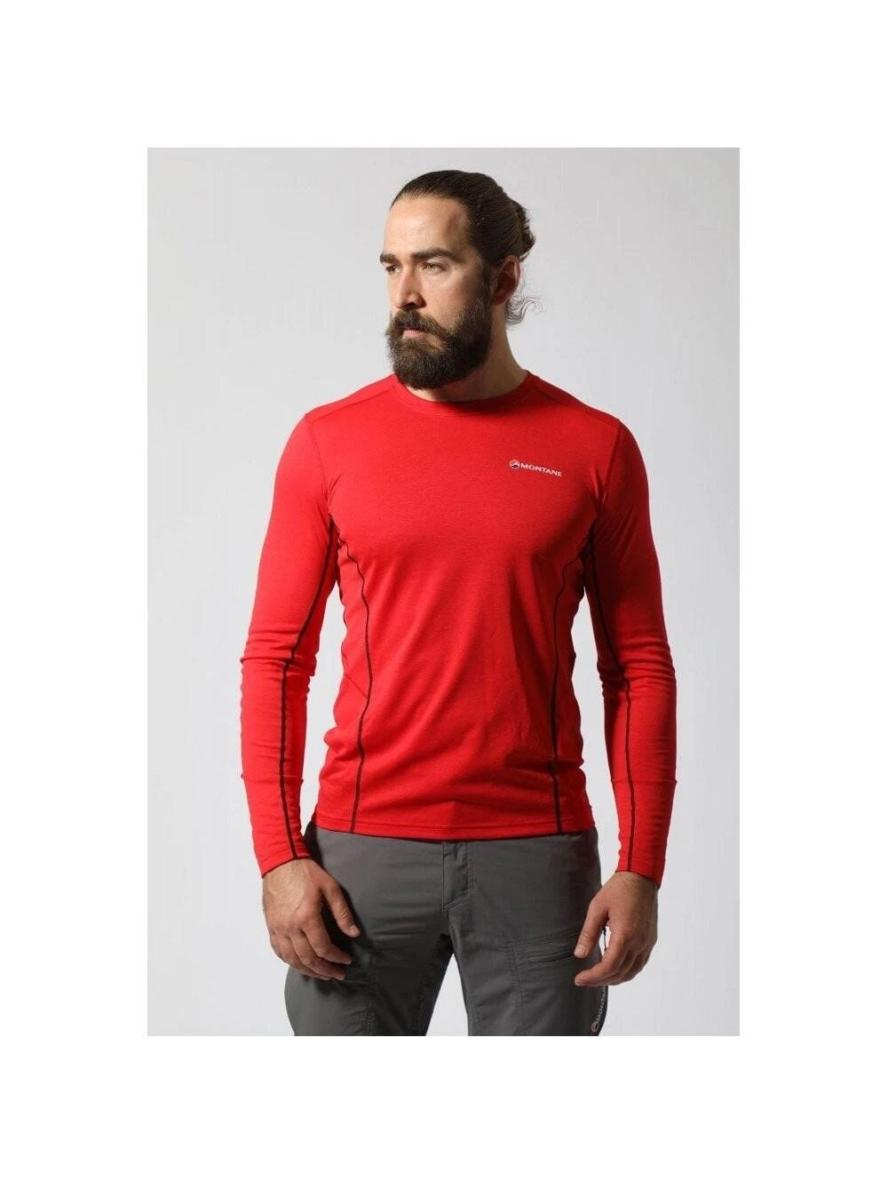 Vyriški marškinėliai Montane Dart Long Sleeve - XXL - Oranžinė