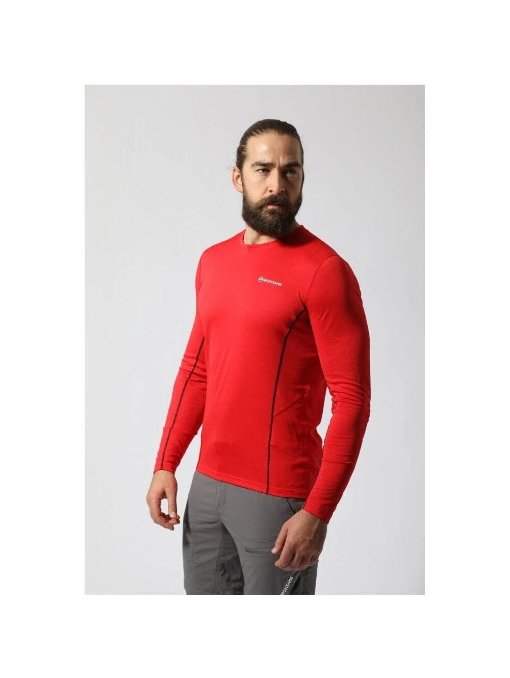 Vyriški marškinėliai Montane Dart Long Sleeve - XXL - Oranžinė