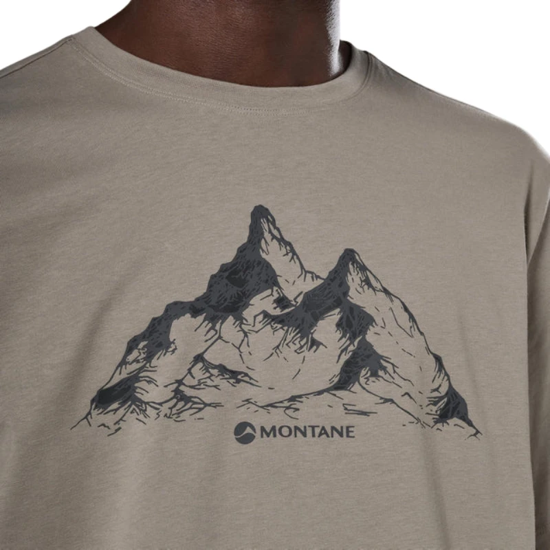Vyriški marškinėliai Montane Dual Mountain T Shirt - S - Kreminė