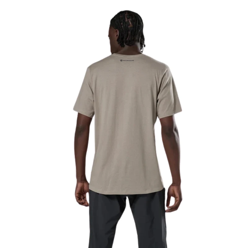 Vyriški marškinėliai Montane Dual Mountain T Shirt - S - Kreminė