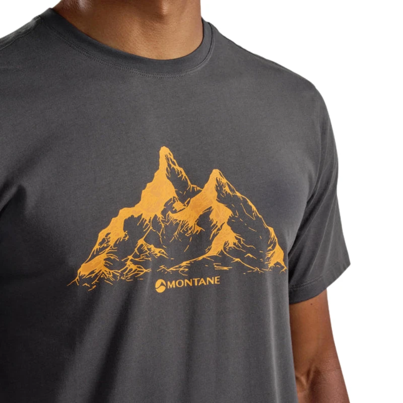 Vyriški marškinėliai Montane Dual Mountain T Shirt - S - Kreminė
