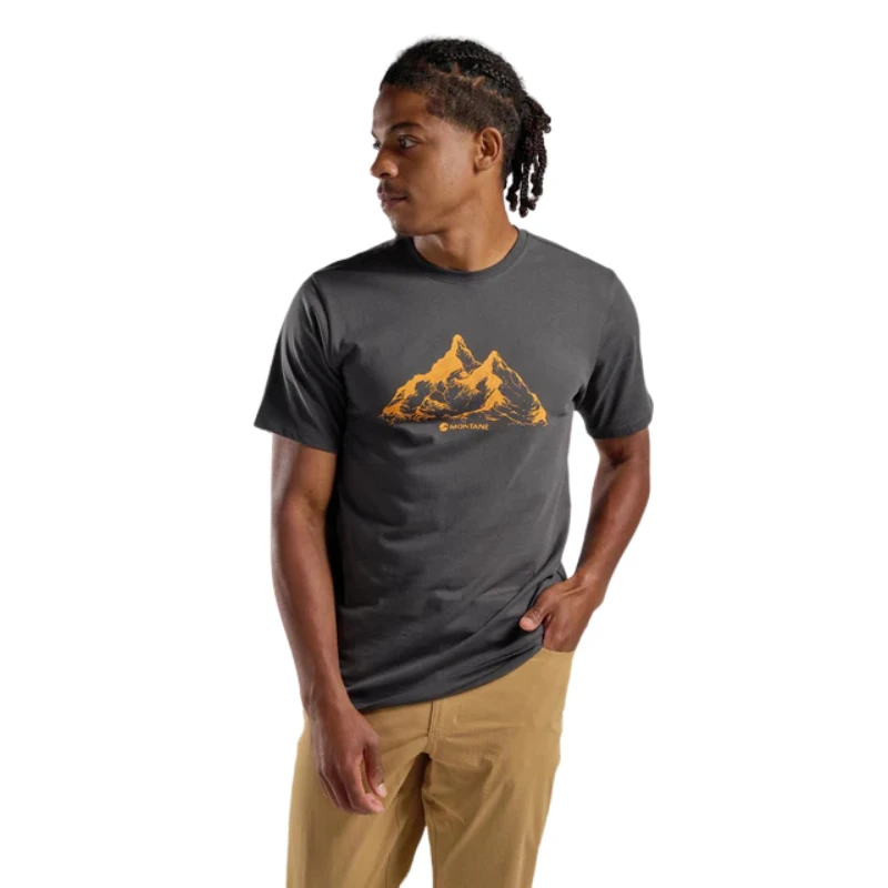 Vyriški marškinėliai Montane Dual Mountain T Shirt - S - Kreminė