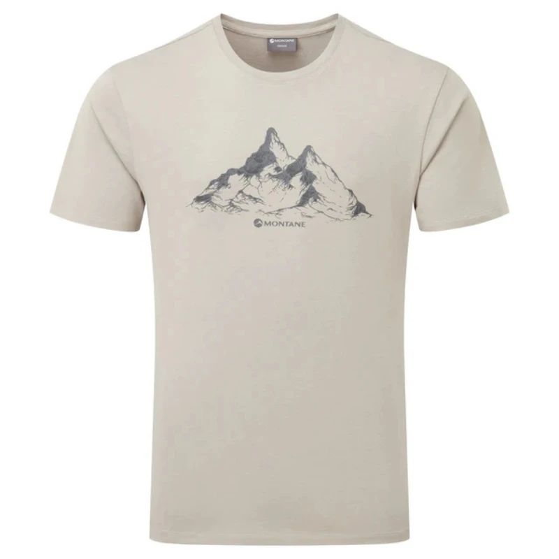 Vyriški marškinėliai Montane Dual Mountain T Shirt - S - Kreminė